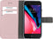Mobiparts hoesje geschikt voor Apple iPhone 7/8/SE(2020/2022) - Saffiano Wallet/Portemonnee hoesje - Magneet Sluiting - 3 Opbergvakken - Roze