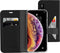 Mobiparts hoesje geschikt voor Apple iPhone X/10 Apple iPhone Xs - Wallet/Boekhoesje - Eco Leer - Magneet Sluiting - Opberg vakken - Zwart