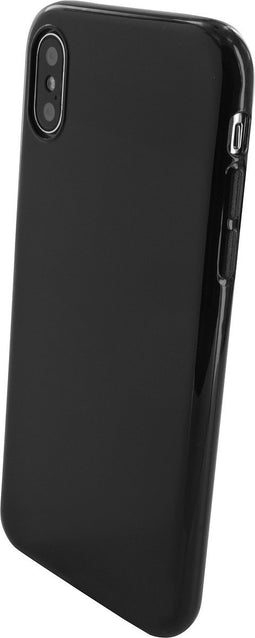 Mobiparts hoesje geschikt voor Apple iPhone X/10 Apple iPhone Xs - Zacht TPU - Schokabsorberend TPU - Grip Coating - Zwart
