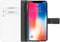 Mobiparts hoesje geschikt voor Apple iPhone X/10 Apple iPhone Xs - Saffiano Wallet/Portemonnee hoesje - Magneet Sluiting - 3 Opbergvakken - Wit