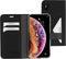 Mobiparts hoesje geschikt voor Apple iPhone X/10 Apple iPhone Xs - Wallet/Boekhoesje - Eco Leer - Magneet Sluiting - Opberg vakken - Zwart