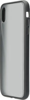 Mobiparts hoesje geschikt voor Apple iPhone XS Max - Hardcover - Zwart Grijs