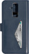 Mobiparts hoesje geschikt voor Huawei Mate 20 Lite - Wallet/Boekhoesje - Eco Leer - Magneet Sluiting - Opberg vakken - Blauw