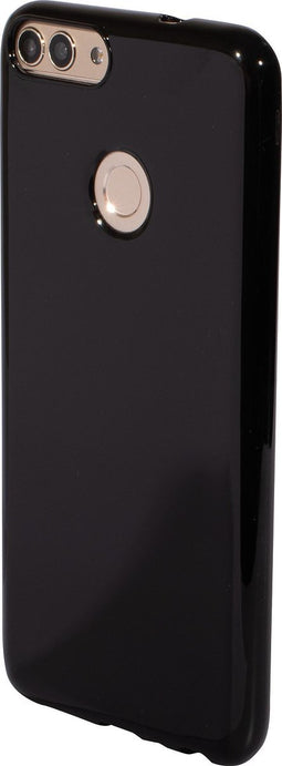 Mobiparts hoesje geschikt voor Huawei P Smart (2018) - Zacht TPU - Schokabsorberend TPU - Grip Coating - Zwart