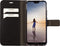 Mobiparts hoesje geschikt voor Huawei P20 Lite (2018) - Saffiano Wallet/Portemonnee hoesje - Magneet Sluiting - 3 Opbergvakken - Zwart