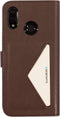 Mobiparts hoesje geschikt voor Huawei P20 Lite (2018) - Wallet/Boekhoesje - Eco Leer - Magneet Sluiting - Opberg vakken - Bruin
