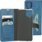 Mobiparts hoesje geschikt voor Samsung Galaxy A12 - Wallet/Boekhoesje - Eco Leer - Magneet Sluiting - Opberg vakken - Blauw