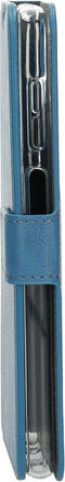 Mobiparts hoesje geschikt voor Samsung Galaxy A12 - Wallet/Boekhoesje - Eco Leer - Magneet Sluiting - Opberg vakken - Blauw