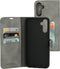 Mobiparts hoesje geschikt voor Samsung Galaxy A14 4G/5G - Wallet/Boekhoesje - Eco Leer - Magneet Sluiting - Opberg vakken - Grijs