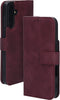 Mobiparts hoesje geschikt voor Samsung Galaxy A15 - Wallet/Boekhoesje - Eco Leer - Magneet Sluiting - Opberg vakken - Paars Rood