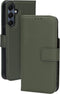 Mobiparts hoesje geschikt voor Samsung Galaxy A16 - Wallet 2-in-1 Boekhoesje - MagSafe - Echt Leder - Uitneembare Case - Sterke Magneet Sluiting - Contactloos betalen - Groen