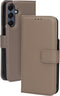 Mobiparts hoesje geschikt voor Samsung Galaxy A16 - Wallet 2-in-1 Boekhoesje - MagSafe - Echt Leder - Uitneembare Case - Sterke Magneet Sluiting - Contactloos betalen - Beige
