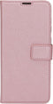 Mobiparts hoesje geschikt voor Samsung Galaxy A21s - Saffiano Wallet/Portemonnee hoesje - Magneet Sluiting - 3 Opbergvakken - Roze
