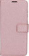 Mobiparts hoesje geschikt voor Samsung Galaxy A21s - Saffiano Wallet/Portemonnee hoesje - Magneet Sluiting - 3 Opbergvakken - Roze
