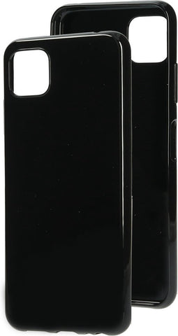 Mobiparts hoesje geschikt voor Samsung Galaxy A22 5G - Zacht TPU - Schokabsorberend TPU - Grip Coating - Zwart