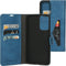 Mobiparts hoesje geschikt voor Samsung Galaxy A23 - Wallet/Boekhoesje - Eco Leer - Magneet Sluiting - Opberg vakken - Blauw