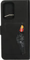Mobiparts hoesje geschikt voor Samsung Galaxy A23 - Wallet/Boekhoesje - Eco Leer - Magneet Sluiting - Opberg vakken - Zwart