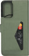Mobiparts hoesje geschikt voor Samsung Galaxy A23 - Wallet/Boekhoesje - Eco Leer - Magneet Sluiting - Opberg vakken - Groen