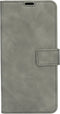 Mobiparts hoesje geschikt voor Samsung Galaxy A23 - Wallet/Boekhoesje - Eco Leer - Magneet Sluiting - Opberg vakken - Grijs