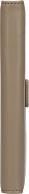 Mobiparts hoesje geschikt voor Samsung Galaxy A25 - Wallet 2-in-1 Boekhoesje - MagSafe - Echt Leder - Uitneembare Case - Sterke Magneet Sluiting - Contactloos betalen - Beige