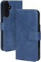 Mobiparts hoesje geschikt voor Samsung Galaxy A25 - Wallet/Boekhoesje - Eco Leer - Magneet Sluiting - Opberg vakken - Blauw