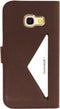 Mobiparts hoesje geschikt voor Samsung Galaxy A3 (2017) - Wallet/Boekhoesje - Eco Leer - Magneet Sluiting - Opberg vakken - Bruin