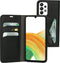 Mobiparts hoesje geschikt voor Samsung Galaxy A33 5G - Wallet/Boekhoesje - Eco Leer - Magneet Sluiting - Opberg vakken - Zwart