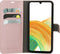 Mobiparts hoesje geschikt voor Samsung Galaxy A33 5G - Wallet/Boekhoesje - Eco Leer - Magneet Sluiting - Opberg vakken - Roze