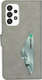 Mobiparts hoesje geschikt voor Samsung Galaxy A33 5G - Wallet/Boekhoesje - Eco Leer - Magneet Sluiting - Opberg vakken - Grijs