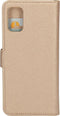 Mobiparts hoesje geschikt voor Samsung Galaxy A41 - Saffiano Wallet/Portemonnee hoesje - Magneet Sluiting - 3 Opbergvakken - Koper