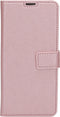Mobiparts hoesje geschikt voor Samsung Galaxy A42 5G - Saffiano Wallet/Portemonnee hoesje - Magneet Sluiting - 3 Opbergvakken - Roze