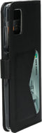 Mobiparts hoesje geschikt voor Samsung Galaxy A51 - Wallet/Boekhoesje - Eco Leer - Magneet Sluiting - Opberg vakken - Zwart