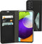 Mobiparts hoesje geschikt voor Samsung Galaxy A52/A52 5G/A52s 5G - Wallet/Boekhoesje - Eco Leer - Magneet Sluiting - Opberg vakken - Zwart