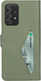 Mobiparts hoesje geschikt voor Samsung Galaxy A52/A52 5G/A52s 5G - Wallet/Boekhoesje - Eco Leer - Magneet Sluiting - Opberg vakken - Groen