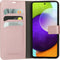 Mobiparts hoesje geschikt voor Samsung Galaxy A52/A52 5G/A52s 5G - Wallet/Boekhoesje - Eco Leer - Magneet Sluiting - Opberg vakken - Roze