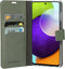 Mobiparts hoesje geschikt voor Samsung Galaxy A52/A52 5G/A52s 5G - Wallet/Boekhoesje - Eco Leer - Magneet Sluiting - Opberg vakken - Groen