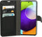 Mobiparts hoesje geschikt voor Samsung Galaxy A52/A52 5G/A52s 5G - Wallet/Boekhoesje - Eco Leer - Magneet Sluiting - Opberg vakken - Zwart