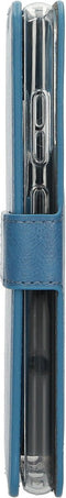 Mobiparts hoesje geschikt voor Samsung Galaxy A52/A52 5G/A52s 5G - Wallet/Boekhoesje - Eco Leer - Magneet Sluiting - Opberg vakken - Blauw