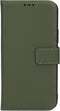 Mobiparts hoesje geschikt voor Samsung Galaxy A54 - Wallet 2-in-1 Boekhoesje - MagSafe - Echt Leder - Uitneembare Case - Sterke Magneet Sluiting - Contactloos betalen - Groen