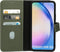 Mobiparts hoesje geschikt voor Samsung Galaxy A54 - Wallet 2-in-1 Boekhoesje - MagSafe - Echt Leder - Uitneembare Case - Sterke Magneet Sluiting - Contactloos betalen - Groen