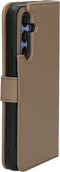 Mobiparts hoesje geschikt voor Samsung Galaxy A54 - Wallet 2-in-1 Boekhoesje - MagSafe - Echt Leder - Uitneembare Case - Sterke Magneet Sluiting - Contactloos betalen - Beige