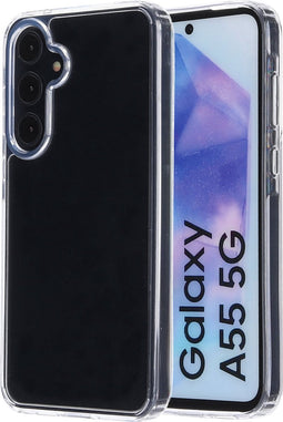 Mobiparts hoesje geschikt voor Samsung Galaxy A55 - Hardcover - Transparant