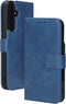 Mobiparts hoesje geschikt voor Samsung Galaxy A55 - Wallet/Boekhoesje - Eco Leer - Magneet Sluiting - Opberg vakken - Blauw