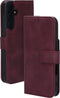 Mobiparts hoesje geschikt voor Samsung Galaxy A55 - Wallet/Boekhoesje - Eco Leer - Magneet Sluiting - Opberg vakken - Paars Rood