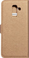 Mobiparts hoesje geschikt voor Samsung Galaxy A6+ (2018) - Saffiano Wallet/Portemonnee hoesje - Magneet Sluiting - 3 Opbergvakken - Bruin Koper