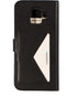 Mobiparts hoesje geschikt voor Samsung Galaxy A6 (2018) - Wallet/Boekhoesje - Eco Leer - Magneet Sluiting - Opberg vakken - Zwart