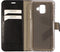 Mobiparts hoesje geschikt voor Samsung Galaxy A6 (2018) - Wallet/Boekhoesje - Eco Leer - Magneet Sluiting - Opberg vakken - Zwart