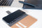 Mobiparts hoesje geschikt voor Samsung Galaxy A7 (2018) - Saffiano Wallet/Portemonnee hoesje - Magneet Sluiting - 3 Opbergvakken - Bruin Koper