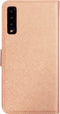 Mobiparts hoesje geschikt voor Samsung Galaxy A7 (2018) - Saffiano Wallet/Portemonnee hoesje - Magneet Sluiting - 3 Opbergvakken - Bruin Koper