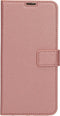 Mobiparts hoesje geschikt voor Samsung Galaxy A70 - Saffiano Wallet/Portemonnee hoesje - Magneet Sluiting - 3 Opbergvakken - Roze